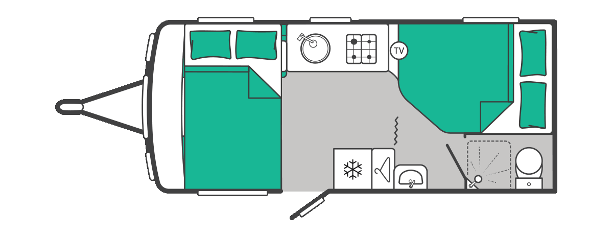 Challenger 500 floorplan