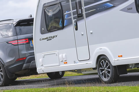 Swift touring caravan