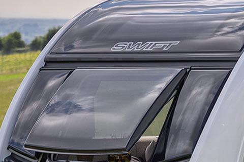 Swift’s enhanced panoramic sunroof windows give further peace of mind