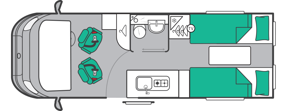 Carrera 132 floorplan