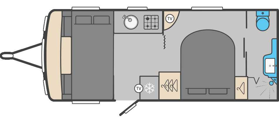 Challenger Grande 580 floorplan