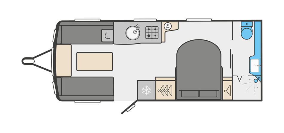 Challenger Grande 580 SE floorplan