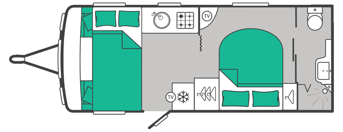 Challenger Grande 580 floorplan