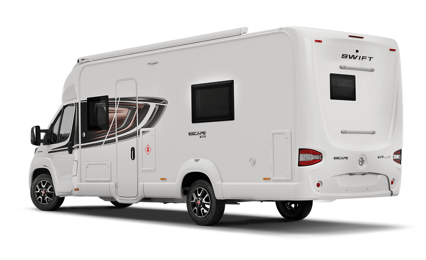 Escape 675 White Rear 3Q