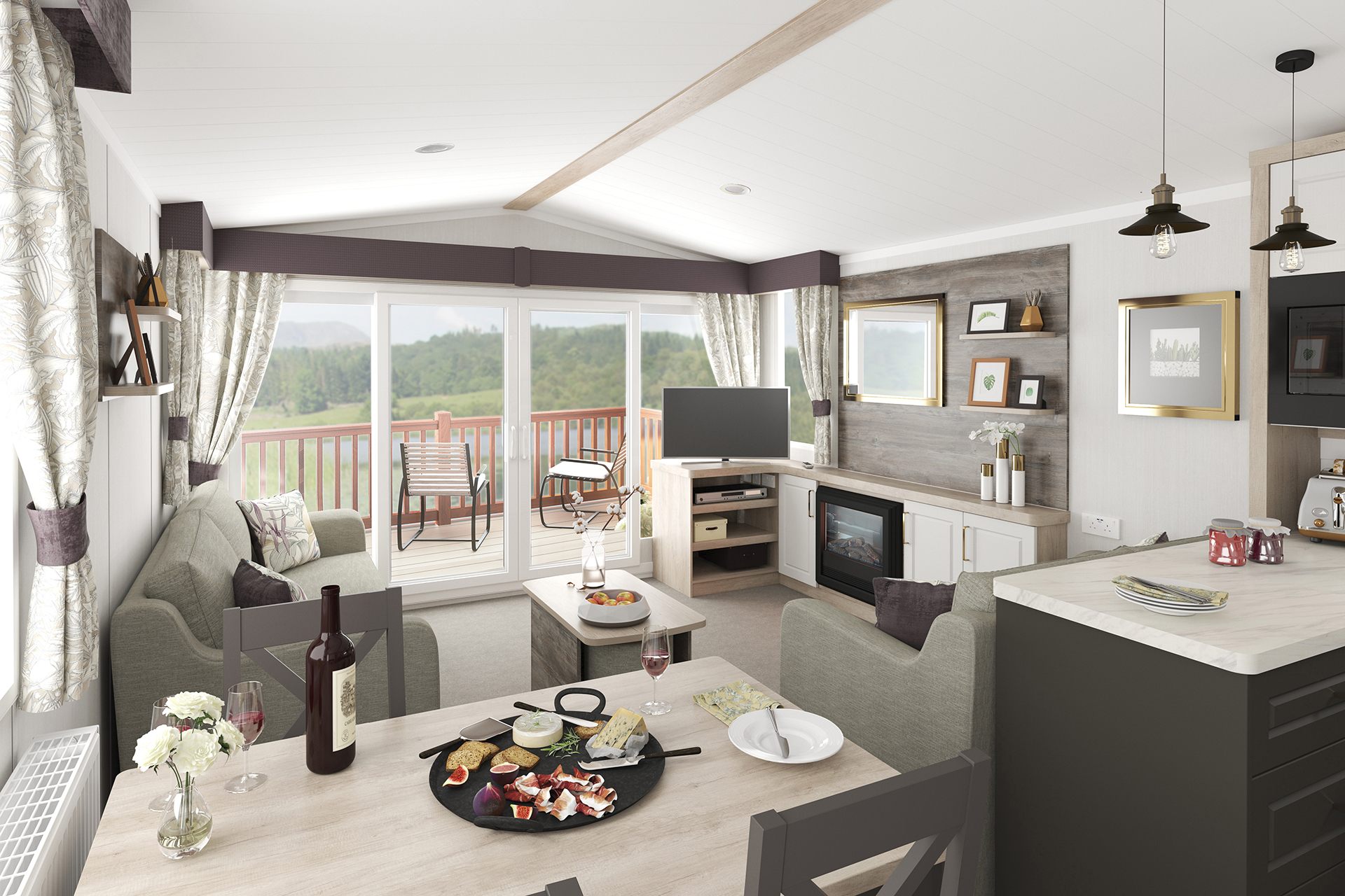 Bordeaux Escape 38 x 12 2B Lounge
