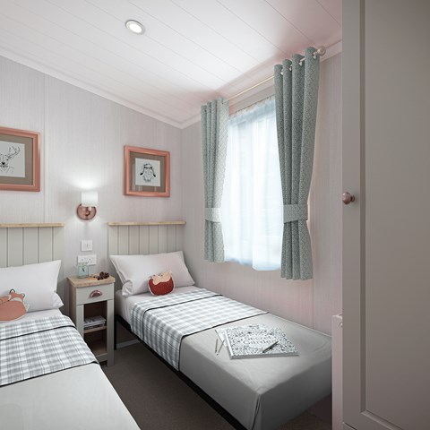 Vendee Holiday Home Twin Bedroom