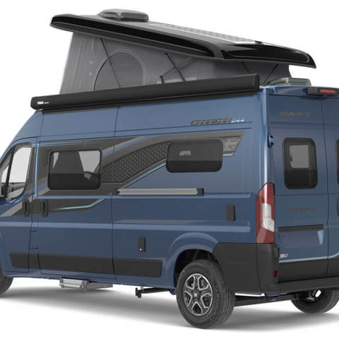 Carrera 244 Storm Blue (rear view)