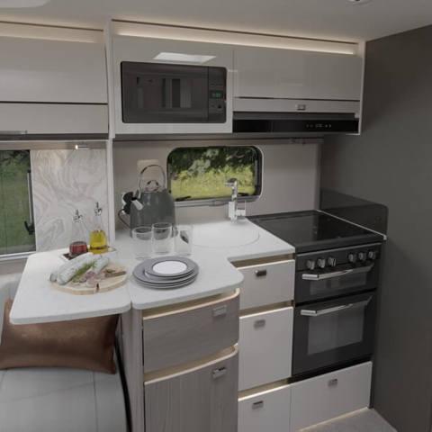 2026 Elegance Grande 860 Kitchen