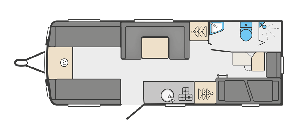 Sprite Grande Quattro DB floorplan