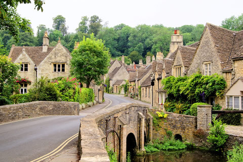 A picturesque village in the Cotswolds
