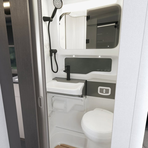 Carrera 244 washroom