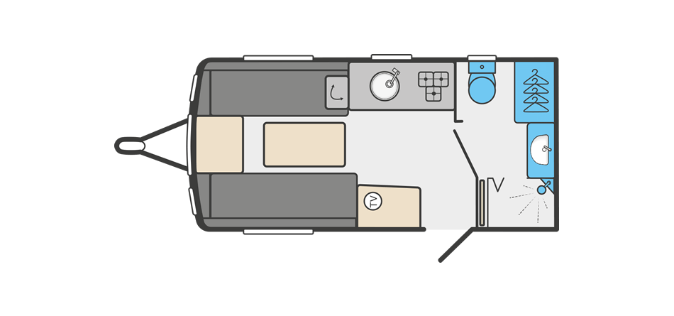 Sprite Alpine 2 floorplan