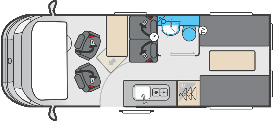Carrera 244 floorplan