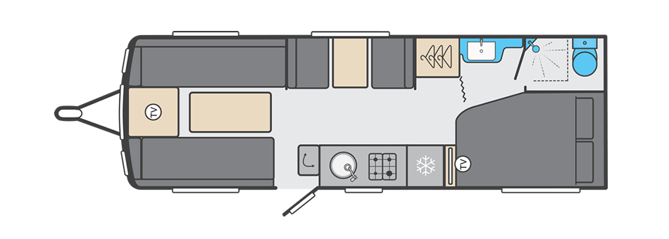 Sprite Quattro FB Exclusive floorplan