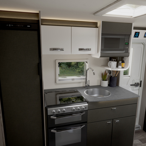Challenger Grande 630 kitchen (Elephant furnishing)