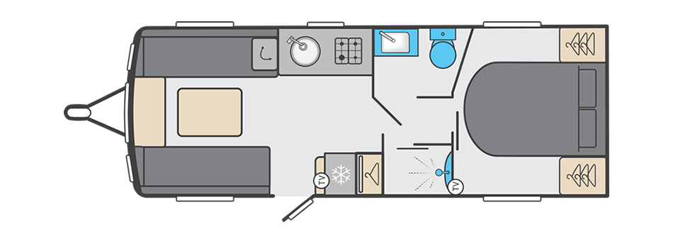 Sprite Grande Quattro EB Exclusive floorplan