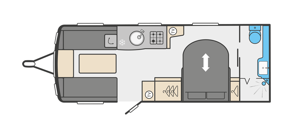 Challenger 580 Exclusive floorplan