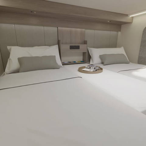 Voyager 584 bedroom