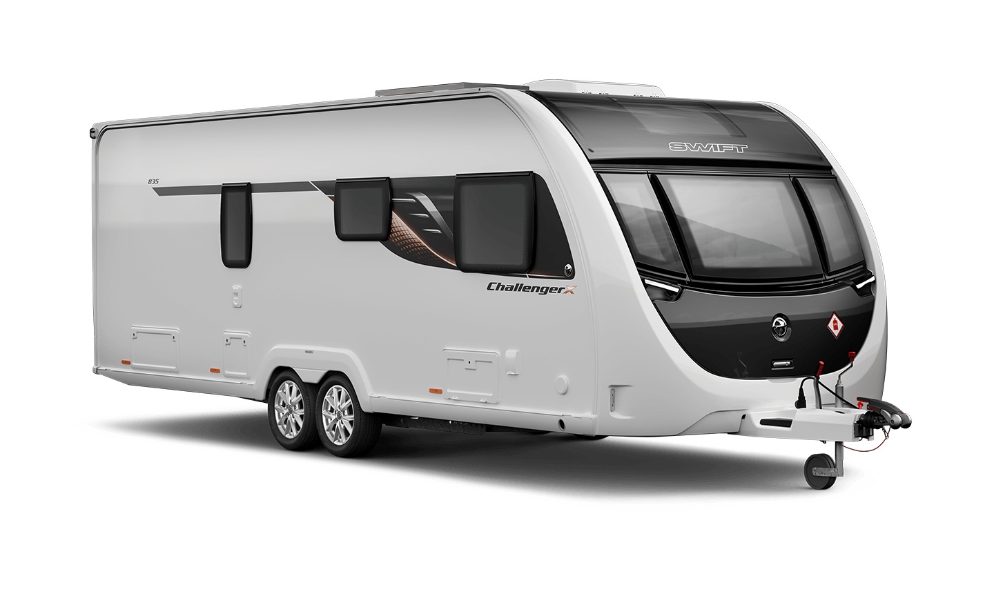 Challenger X 835 Front 3Q Os