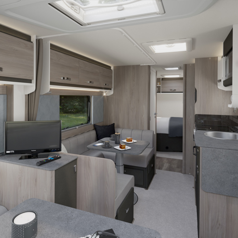 Challenger Grande 630 front to rear (Elephant furnishing)