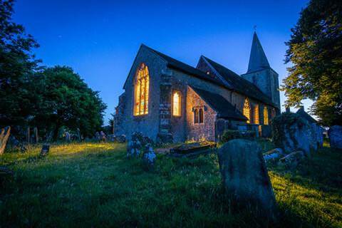 Pluckley village in Kent