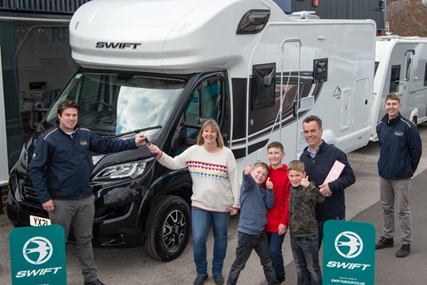 We announce the winner of our Swift Edge motorhome competition
