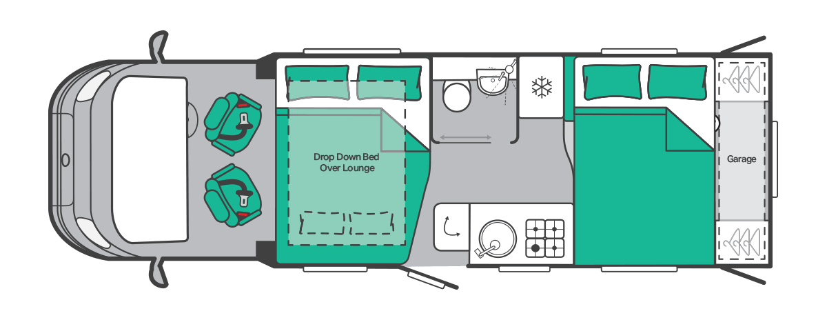 Voyager 574 floorplan
