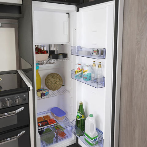 2026 Conqueror 480 Fridge Open