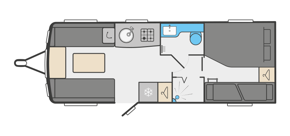 Challenger Grande 670 SE floorplan