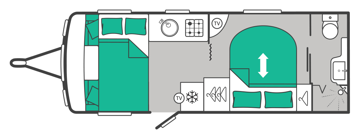 Challenger 580 floorplan