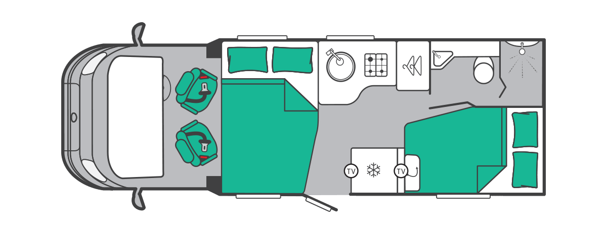 Voyager 564 floorplan