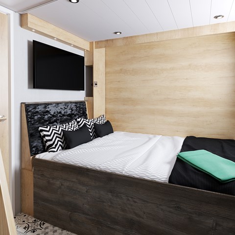 S-Pod 6 Escape Bed Made Up