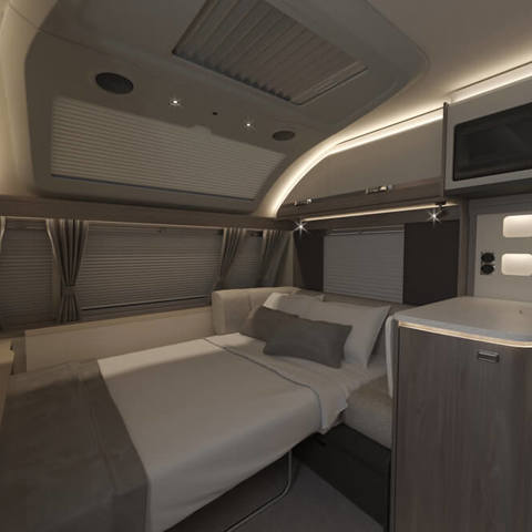 2026 Conqueror 560L Front Lounge Bed Night