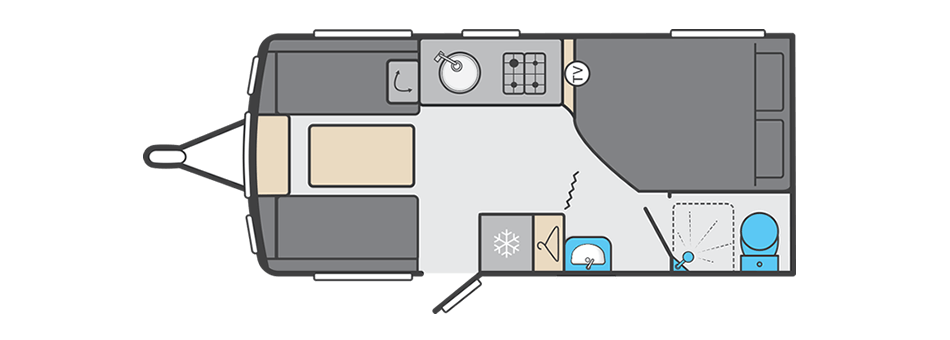 Sprite Alpine 4 Exclusive floorplan