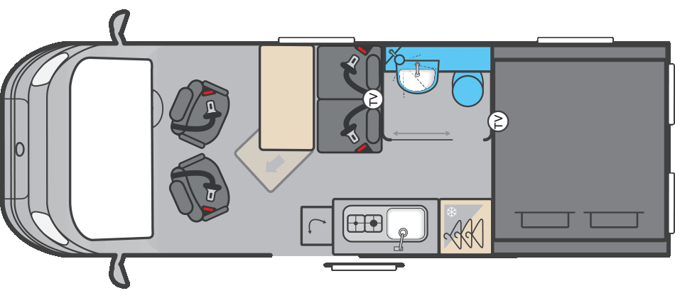 Trekker X floorplan