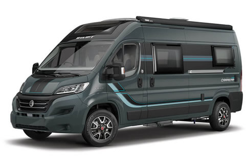 Layout of a Swift motorhome