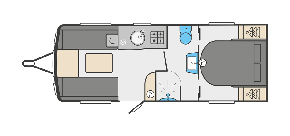 Challenger 560 Exclusive floorplan