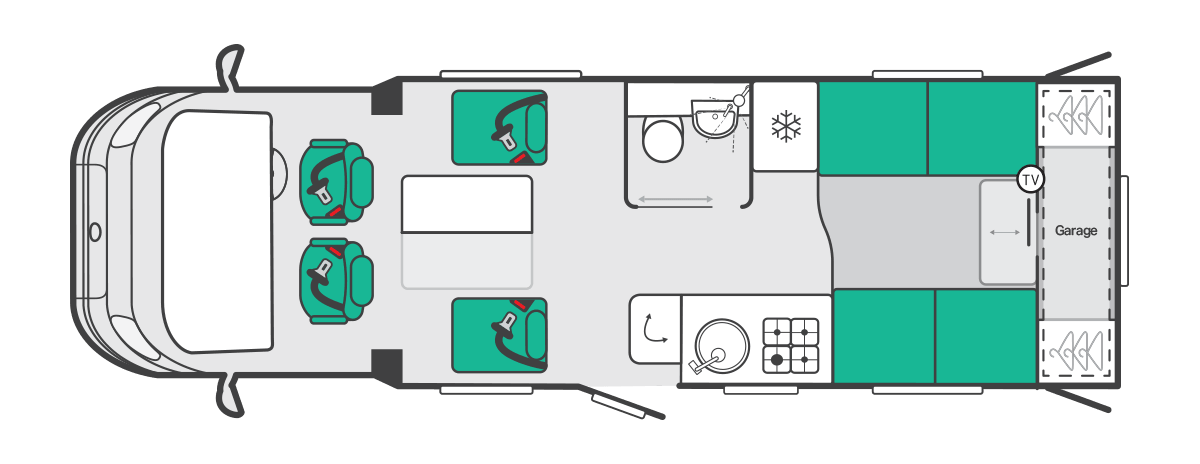 Voyager 574 floorplan