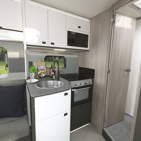 Voyager 584 kitchen