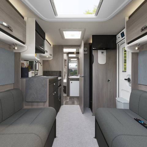 Challenger 580 front to rear (Elephant furnishing)
