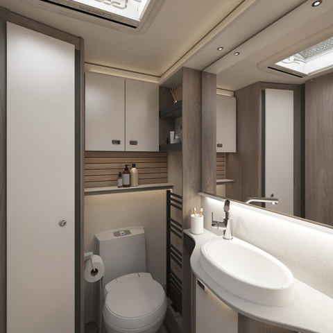 2026 Conqueror 480 Front Washroom