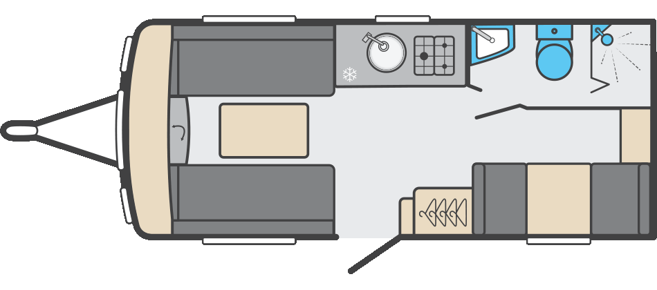 Sprite Alpine 4 DB floorplan