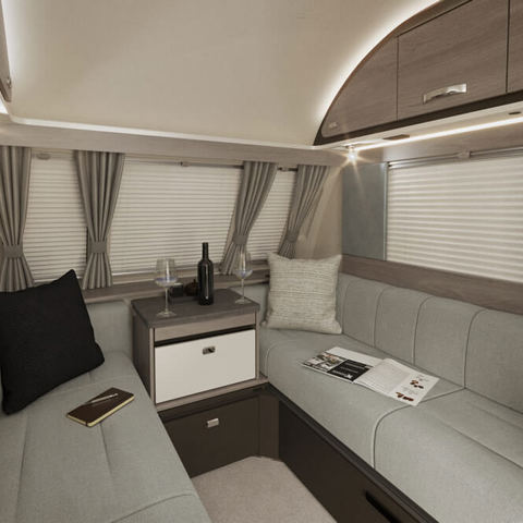 2026 Challenger 390 Front Lounge Night Time