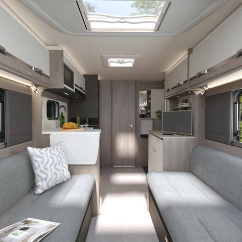 Conqueror 480 front to rear (optional Iron furnishing)
