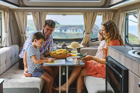 Swift Sprite Alpine 4 DB single axle caravan