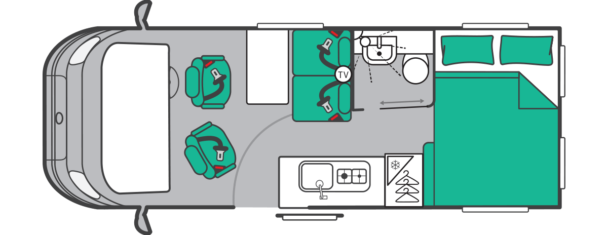Carrera 244 floorplan