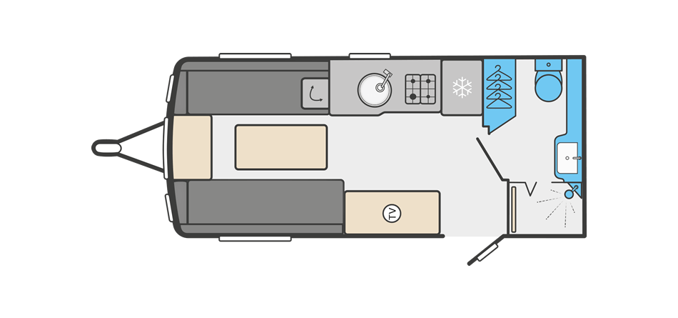 Challenger 480 Exclusive floorplan