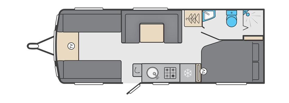 Sprite Grande Quattro FB Exclusive floorplan