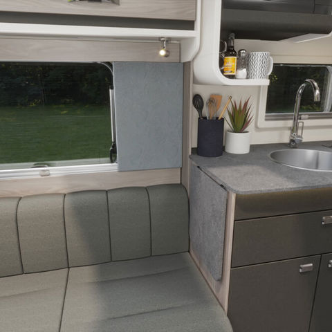 Challenger 580 kitchen (Elephant furnishing)