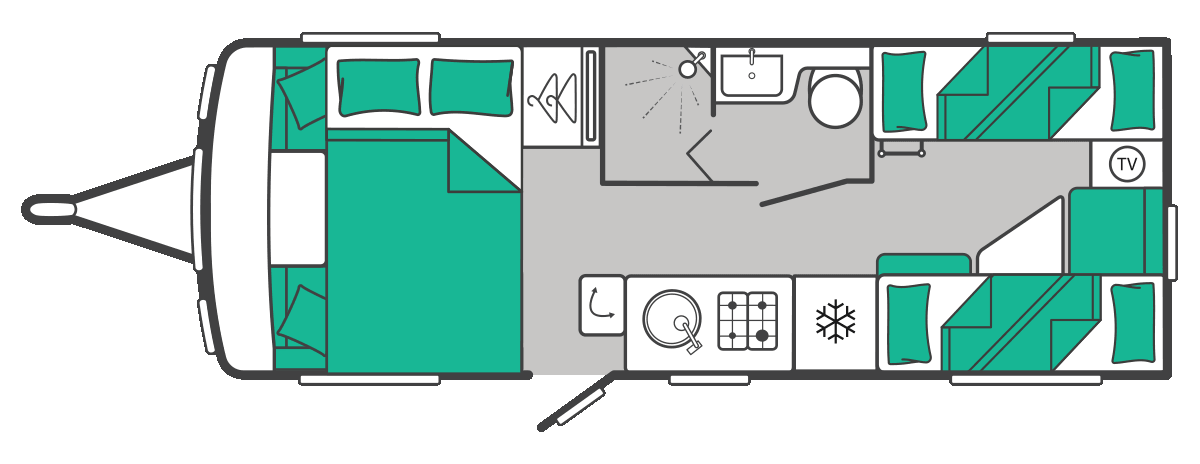 Challenger 590 floorplan